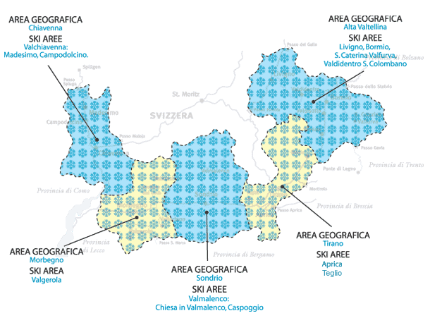 Skiarea in Valtellina